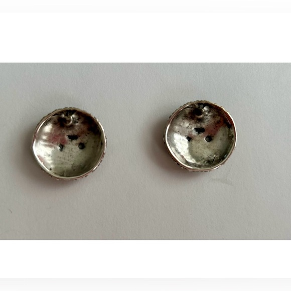 New Sterling Silver Handmade Stud Earrings made in USA - Picture 10 of 12